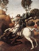 RAFFAELLO Sanzio St George and the Dragon st oil on canvas